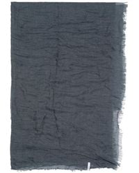 Botto Giuseppe - Fringed Crinkled Scarf - Lyst