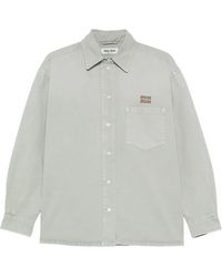 Miu Miu - Surchemise À Poches Poitrine - Lyst