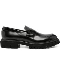 Baldinini - Patent-Leather Chunky-Sole Loafers - Lyst