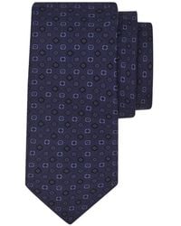 Ferragamo - Seidenkrawatte Mit Mikro-Muster - Lyst