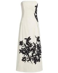 CRI.DA - Floral-Pattern Strapless Dress - Lyst