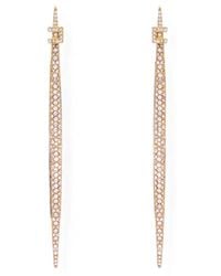 Elisabetta Franchi - Crystal-Embellished Drop Earrings - Lyst
