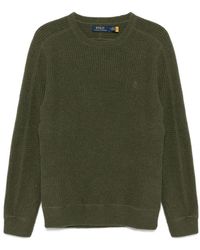 Polo Ralph Lauren - Waffle-Knit Crew Neck Jumper - Lyst
