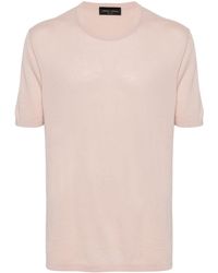 Roberto Collina - Fijngebreid T-shirt - Lyst