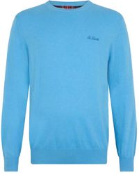 MC2 Saint Barth - Embroidered-Logo Crew-Neck Jumper - Lyst