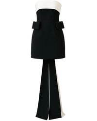 The New Arrivals Ilkyaz Ozel - Lalani Bow-Detail Mini Dress - Lyst