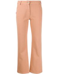 Off-White c/o Virgil Abloh Bestickte Cropped-Jeans - Mehrfarbig