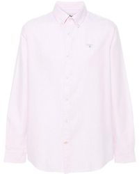 Barbour - Logo-Embroidered Striped Shirt - Lyst