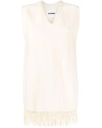 Jil Sander - Top Beige - Lyst