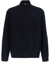 NN07 - Quarter-Zip Ribbed Sweater - Lyst