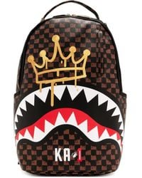 Sprayground - X Ka1 Crown Drip Check Rucksack - Lyst