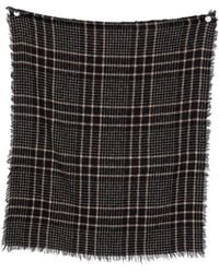 Faliero Sarti - Little Perry Check-Pattern Frayed-Edge Scarf - Lyst