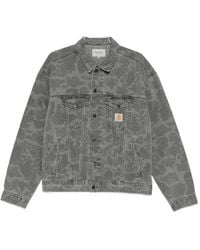 Carhartt - Helston Camouflage Buttoned Jacket - Lyst