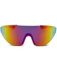 Nike - Biker-Frame Mirrored Sunglasses - Lyst