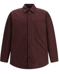 Gucci - Check-Pattern Cotton Overshirt - Lyst