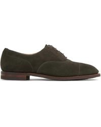 Crockett & Jones - Chaussures Oxford En Daim - Lyst