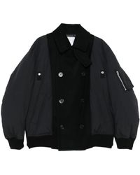 Sacai - Double-Breasted Wool Jacket - Lyst