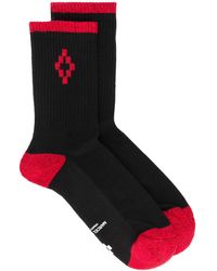 Marcelo Burlon Cross Short Socks - Black