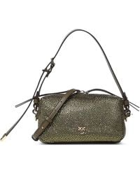 Pinko - Rhinestone-Embellished Shoulder Bag - Lyst