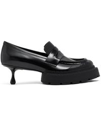 Noir Kei Ninomiya - X Jimmy Choo Mocassins 30 Mm - Lyst