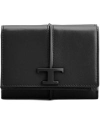 Tod's - T Timeless Leather Wallet - Lyst