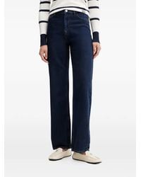Trussardi - Logo-Embroidered Jeans - Lyst