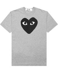 Comme des Garçons - T-Shirt mit Herz-Print - Lyst