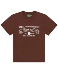 DENIM TEARS - Adg Graphic-Detail T-Shirt - Lyst