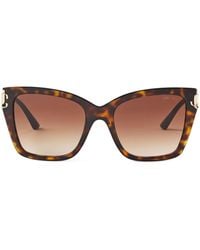 Jimmy Choo - Kira Square-Frame Sunglasses - Lyst