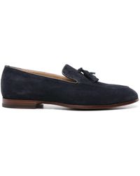 SCAROSSO - Flavio Suede Loafers - Lyst