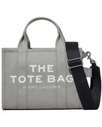 Marc Jacobs - Borsa Del Logo Di Cotone Grigio Chiaro Di - Lyst