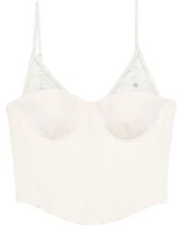 Patrizia Pepe - Bustier-Style Top - Lyst