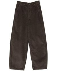 Alysi - Corduroy Barrel-Leg Trousers - Lyst