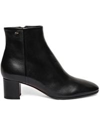 Santoni - Round-Toe Zip-Fastening Boots - Lyst