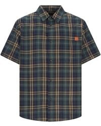 DARKPARK - Karl Japanese-Check Short-Sleeves Shirt - Lyst