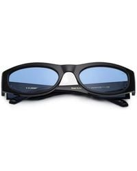 A.Kjærbede - Gust Oval-Frame Sunglasses - Lyst
