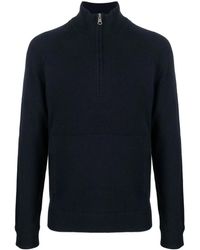 J.Lindeberg - Collin Half-zip Knit Jumper - Lyst