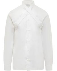 Off-White c/o Virgil Abloh - Overhemd Met Gekruist Detail En Lange Mouwen - Lyst