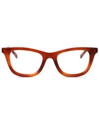 Gucci - Brille Mit Eckigem Gestell - Lyst