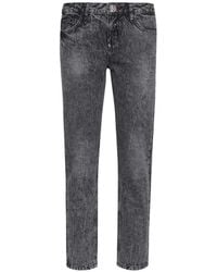 Philipp Plein - Boyfriend Angel Cropped Denim Jeans - Lyst