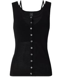 Pinko - Top De Punto Con Botones De Madreperla - Lyst