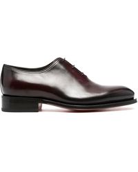 Santoni - Chaussures oxford en cuir - Lyst