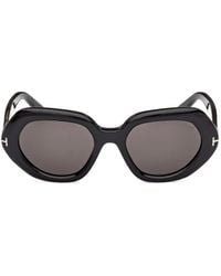 Tom Ford - Geometric-Frame Sunglasses - Lyst