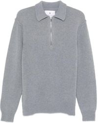Seven Gauge - Zip-Up Polo-Collar Sweater - Lyst