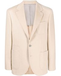Brunello Cucinelli - Single-Breasted Camel-Hair Blazer - Lyst