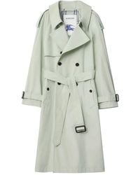 Burberry - Gabardina Con Cinturón - Lyst