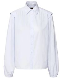 BOSS - Shoulder-Pad Button Shirt - Lyst
