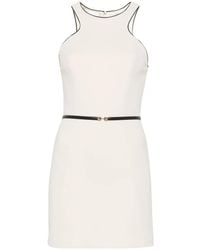 Elisabetta Franchi - Vestido corto con cinturón - Lyst