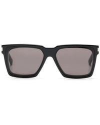 Saint Laurent - Square-Frame Tinted Sunglasses - Lyst