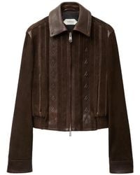 Versace - Greca-Pattern Panelled Jacket - Lyst